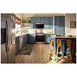 Whirlpool WSGS4530TZ Gas Range, 5.0 cu. ft. Capacity, 30 inch Exterior Width, Steam Clean, 4 Burners, Storage Drawer, Air Fry, 18,000 BTU Highest Burner, FingerPrint Resistant Stainless colour, SpeedHeat™ Burner