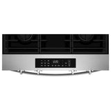 Whirlpool WSGS4530TZ Gas Range, 5.0 cu. ft. Capacity, 30 inch Exterior Width, Steam Clean, 4 Burners, Storage Drawer, Air Fry, 18,000 BTU Highest Burner, FingerPrint Resistant Stainless colour, SpeedHeat™ Burner