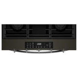 Whirlpool WSGS5030SV Gas Range, 5 cu. ft. Capacity, 30 inch Exterior Width, Steam & Self Clean, Convection, 5 Burners, Storage Drawer, Air Fry, 18,000 BTU Highest Burner, Black Stainless colour