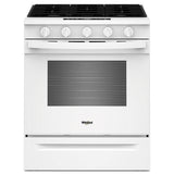 Whirlpool WSGS5030SW Gas Range, 5 cu. ft. Capacity, 30 inch Exterior Width, Steam & Self Clean, Convection, 5 Burners, Storage Drawer, Air Fry, 18,000 BTU Highest Burner, White colour