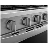 Whirlpool WSGS5030SZ Gas Range, 5 cu. ft. Capacity, 30 inch Exterior Width, Steam & Self Clean, Convection, 5 Burners, Storage Drawer, Air Fry, 18,000 BTU Highest Burner, FingerPrint Resistant Stainless Steel colour