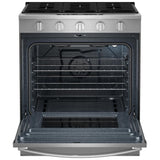 Whirlpool WSGS5030SZ Gas Range, 5 cu. ft. Capacity, 30 inch Exterior Width, Steam & Self Clean, Convection, 5 Burners, Storage Drawer, Air Fry, 18,000 BTU Highest Burner, FingerPrint Resistant Stainless Steel colour