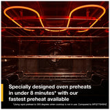 Whirlpool WSGS7530RZ Gas Range, 5.3 cu. ft. Capacity, 30 inch Exterior Width, Steam & Self Clean, True Convection, 5 Burners, Storage Drawer, Yes, 18,000 BTU Highest Burner, St colour