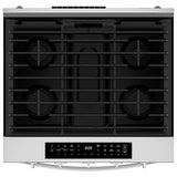Whirlpool WSGS7530RZ Gas Range, 5.3 cu. ft. Capacity, 30 inch Exterior Width, Steam & Self Clean, True Convection, 5 Burners, Storage Drawer, Yes, 18,000 BTU Highest Burner, St colour