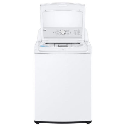 LG 4.8 cu. ft. Capacity Top Load Washer with Agitator and SlamProof Glass Lid WT6105CW