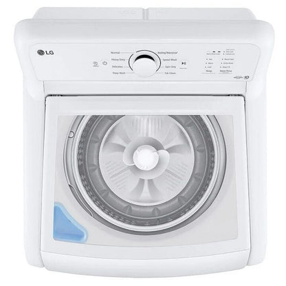 4.8 立方英尺容量顶部装载洗衣机，带搅拌器和防撞玻璃盖 WT6105CW
