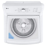 LG WT6105CW Top Load Washer, 27 inch Width, 4.8 cu. ft. Washer Capacity, 800 RPM Washer Spin Speed, 8 Wash Cycles, 3 Temperature Settings, White colour