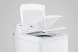 LG WT6105CW Top Load Washer, 27 inch Width, 4.8 cu. ft. Washer Capacity, 800 RPM Washer Spin Speed, 8 Wash Cycles, 3 Temperature Settings, White colour