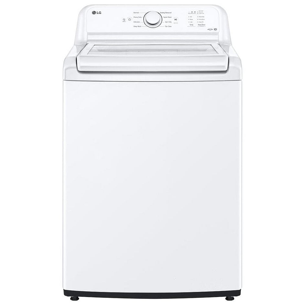 LG 4.8 cu. ft. Capacity Top Load Washer with Agitator and SlamProof Glass Lid WT6105CW