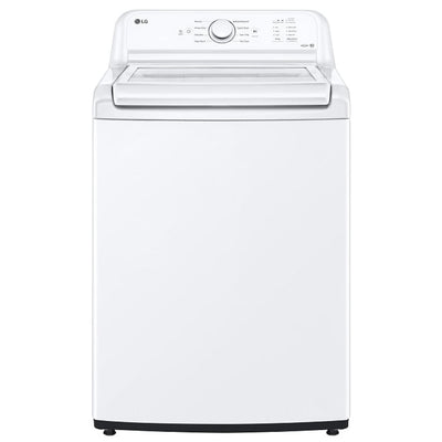 LG 4.8 cu. ft. Capacity Top Load Washer with Agitator and SlamProof Glass Lid WT6105CW