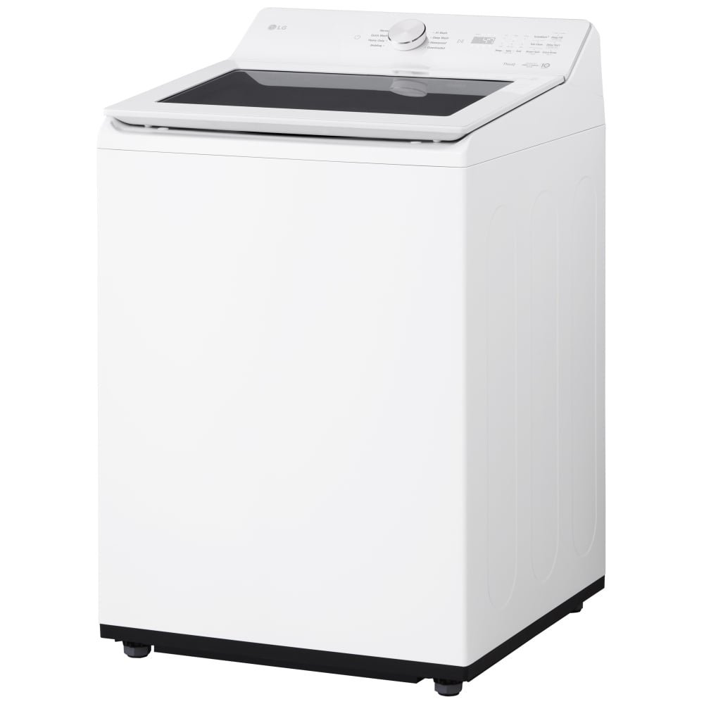 LG WT8205CW Top Load Washer, ENERGY STAR Certified, Agitator, 5.6 cu. ft. capacity, 8 wash cycles, 5 temperature settings, 800 RPM washer spin speed, WiFi enabled, White colour