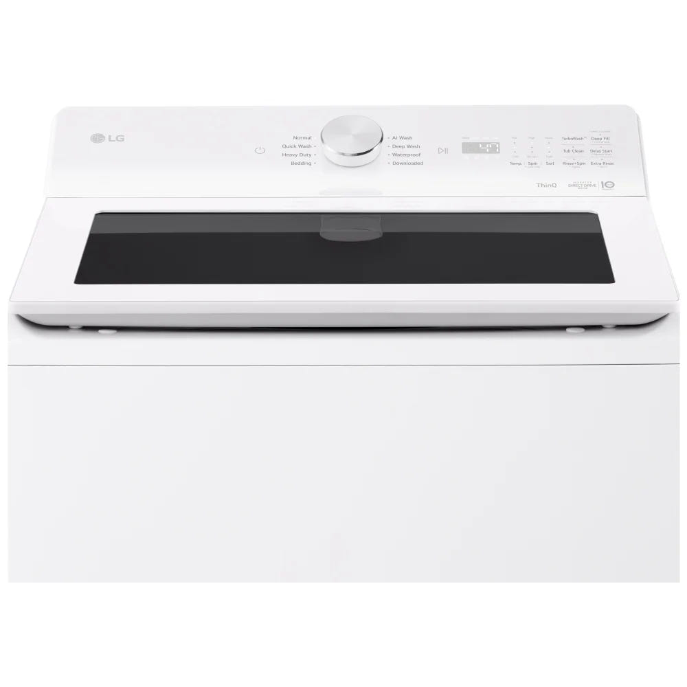 LG WT8205CW Top Load Washer, ENERGY STAR Certified, Agitator, 5.6 cu. ft. Washer Capacity, 8 Wash Cycles, 5 Temperature Settings, 800 RPM Washer Spin Speed, Wifi Enabled, White colour
