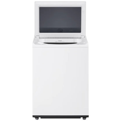 LG WT8205CW Top Load Washer, ENERGY STAR Certified, Agitator, 5.6 cu. ft. Washer Capacity, 8 Wash Cycles, 5 Temperature Settings, 800 RPM Washer Spin Speed, Wifi Enabled, White colour