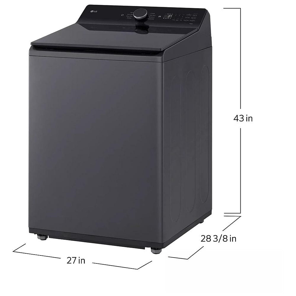 LG Top Load Washer WT8405CB & Electric Dryer DLE8400BE