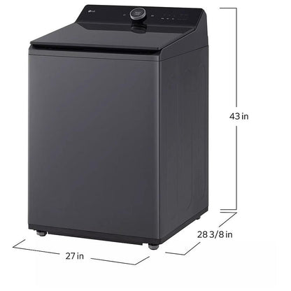 LG Top Load Washer WT8600CB & Electric Dryer DLEX8600BE