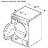 Bosch 300 Series Compact Condensation Dryer Electric Dryer WTG86403UC