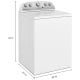 Whirlpool Washer WTW5057LW & Electric Dryer YWED5050LW