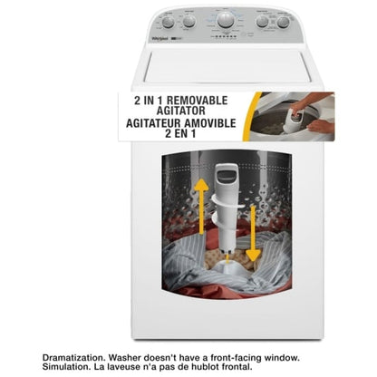 Whirlpool Washer WTW5057LW & Electric Dryer YWED5050LW