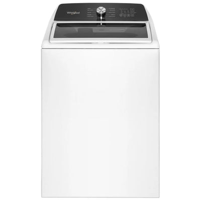 Whirlpool WTW5025SW Top Load Washer, 5.2 cu. ft. Washer Capacity, 770 RPM Washer Spin Speed, 5 Temperature Settings, 12 Wash Cycles, Agitator, White colour