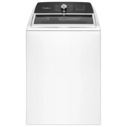 Whirlpool WTW5025SW Top Load Washer, 5.2 cu. ft. Washer Capacity, 770 RPM Washer Spin Speed, 5 Temperature Settings, 12 Wash Cycles, Agitator, White colour