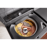 Whirlpool WTW6157PB Top Load Washer, 27 inch Width, 6.1 cu. ft. Washer Capacity, 850 RPM Washer Spin Speed, 10 Wash Cycles, 5 Temperature Settings, ENERGY STAR Certified 2-in-1 Removable Agitator, Soft Close Lid