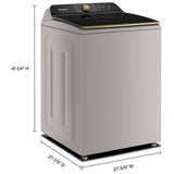 Whirlpool WTW8507TL Top Load Washer, 27 inch Width, 6.1 cu. ft. Washer Capacity, 750 RPM Washer Spin Speed, 10 Wash Cycles, 5 Temperature Settings, Wifi Enabled, Grey colour