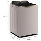 Whirlpool WTW8507TL Top Load Washer, 27 inch Width, 6.1 cu. ft. Washer Capacity, 750 RPM Washer Spin Speed, 10 Wash Cycles, 5 Temperature Settings, Wifi Enabled, Grey colour