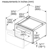 Bosch 800 Series WTZPW2XD Pedestal, Other colour for WGB246AXUC, WQB245AXUC