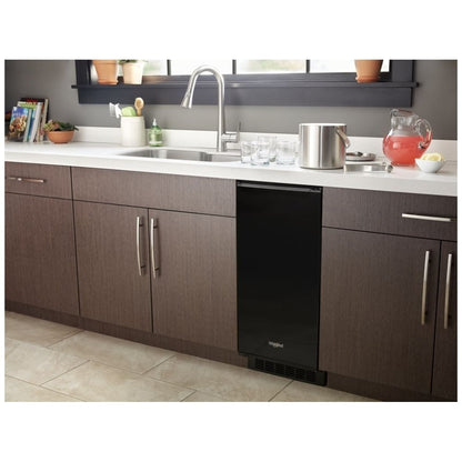 Whirlpool WUI75X15HB Ice Maker, 15 inch Width, 25 lb. Ice Storage capacity (lbs.), Black colour