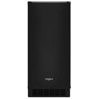 Whirlpool WUI75X15HB Ice Maker, 15 inch Width, 25 lb. Ice Storage capacity (lbs.), Black colour
