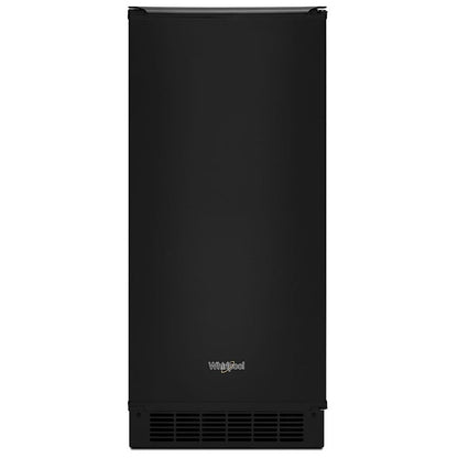 Whirlpool WUI75X15HB Ice Maker, 15 inch Width, 25 lb. Ice Storage capacity (lbs.), Black colour