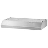Whirlpool WVU17UC0JS Range Hood, 30 inch Exterior Width, 230 CFM, LED, Aluminum Mesh Filter, Stainless Steel colour
