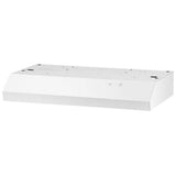 Whirlpool WVU17UC0JW Range Hood, 30 inch Exterior Width, 230 CFM, LED, Aluminum Mesh Filter, White colour