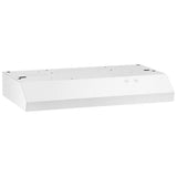 Whirlpool WVU17UC0JW Range Hood, 30 inch Exterior Width, 230 CFM, LED, Aluminum Mesh Filter, White colour