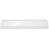 Whirlpool WVU17UC0JW Range Hood, 30 inch Exterior Width, 230 CFM, LED, Aluminum Mesh Filter, White colour