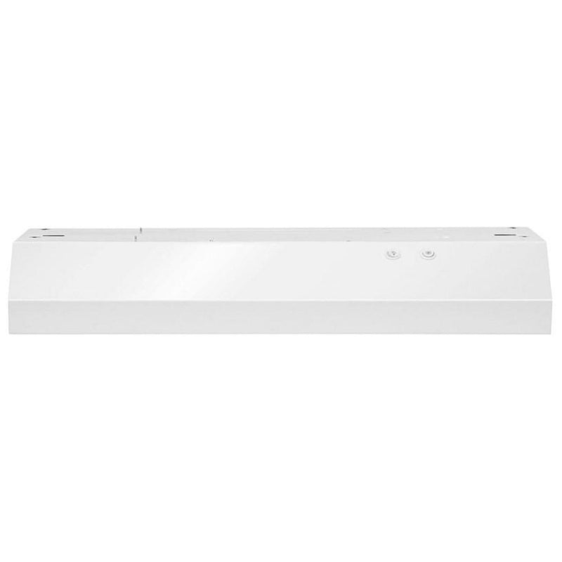 Whirlpool WVU17UC0JW Range Hood, 30 inch Exterior Width, 230 CFM, LED, Aluminum Mesh Filter, White colour