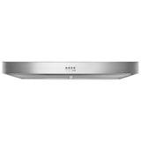 Whirlpool WVU37UC0FS Range Hood, 30 inch Exterior Width, 250 CFM, LED, Aluminum Mesh Filter, Stainless Steel colour