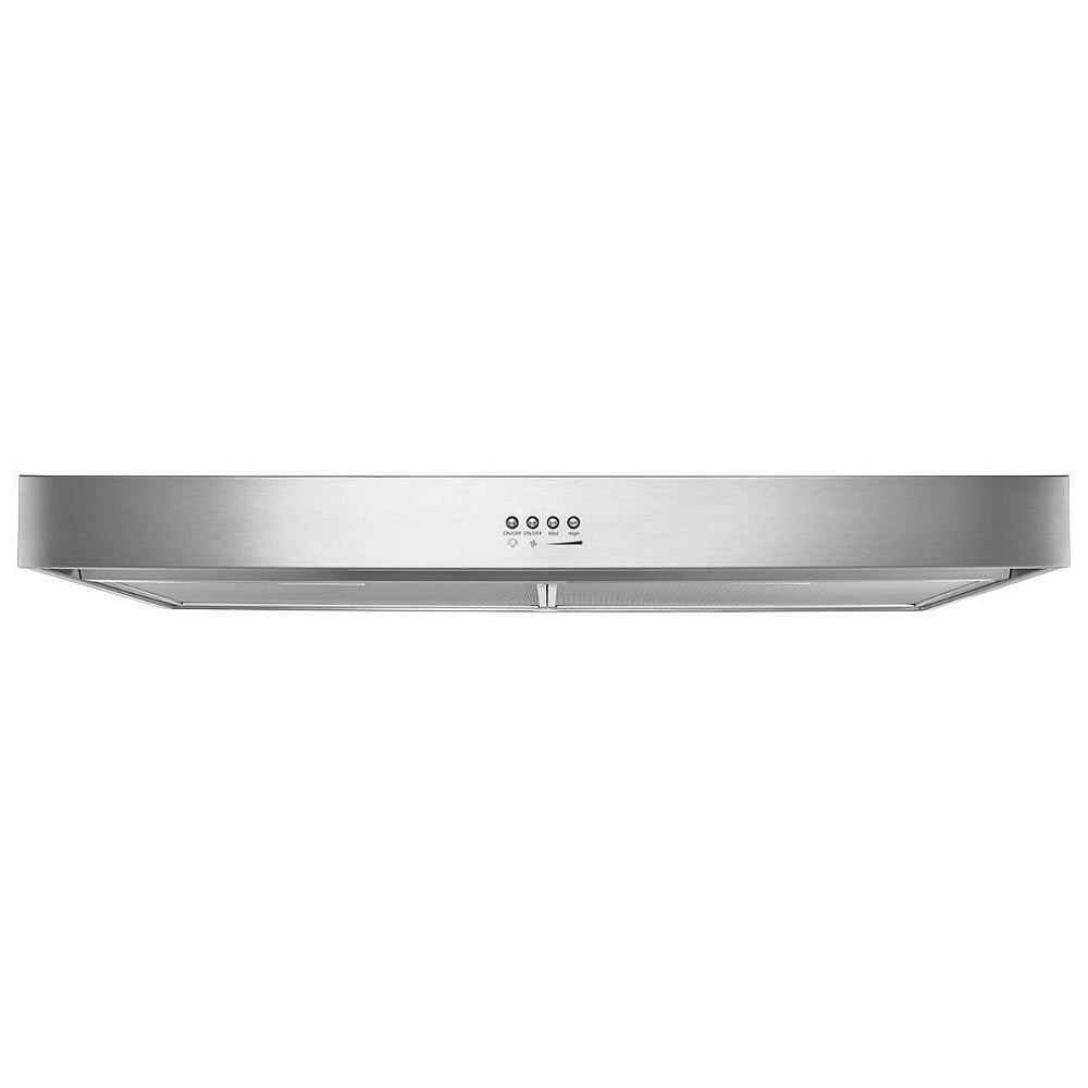Whirlpool WVU37UC4FS Range Hood, 24 inch Exterior Width, 250 CFM, LED, Aluminum Mesh Filter, Stainless Steel colour