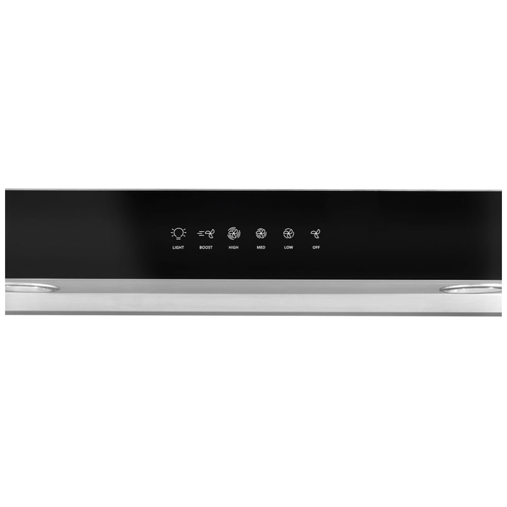Whirlpool WVU57UC0FS Range Hood, 30 inch Exterior Width, 350 CFM, LED, Aluminum Mesh Filter, Stainless Steel colour