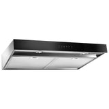 Whirlpool WVU57UC0FS Range Hood, 30 inch Exterior Width, 350 CFM, LED, Aluminum Mesh Filter, Stainless Steel colour