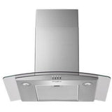 Whirlpool WVW51UC0LS Range Hood, 30 inch Exterior Width, 3, 400 CFM, LED, Aluminum Mesh Filter, Stainless Steel colour