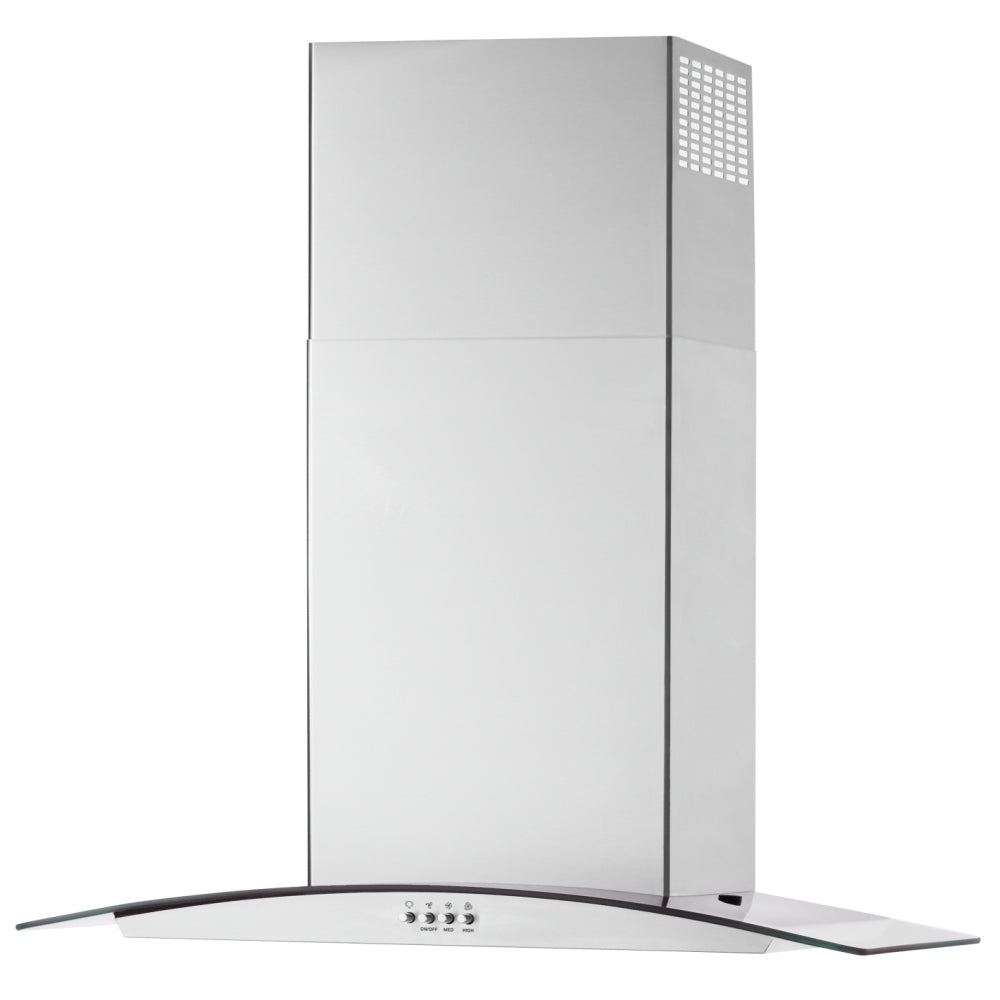 Whirlpool WVW51UC0LS Range Hood, 30 inch Exterior Width, 3, 400 CFM, LED, Aluminum Mesh Filter, Stainless Steel colour