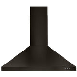 Whirlpool WVW53UC0HV Range Hood, 30 inch Exterior Width, Wall Mounted, 400 CFM, LED, Aluminum Mesh Filter, Black Stainless Steel colour