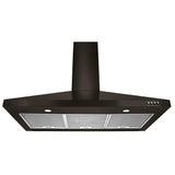 Whirlpool WVW53UC0HV Range Hood, 30 inch Exterior Width, Wall Mounted, 400 CFM, LED, Aluminum Mesh Filter, Black Stainless Steel colour