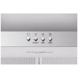 Whirlpool WVW53UC0LS Range Hood, 30 inch Exterior Width, 3, 400 CFM, LED, Aluminum Mesh Filter, Stainless Steel colour