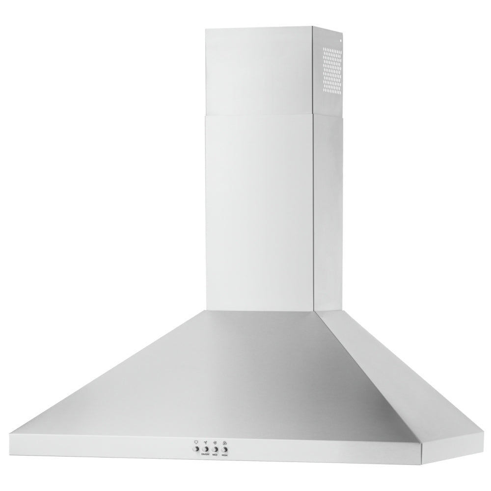 Whirlpool WVW53UC0LS Range Hood, 30 inch Exterior Width, 3, 400 CFM, LED, Aluminum Mesh Filter, Stainless Steel colour
