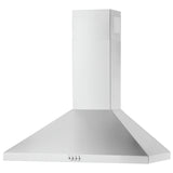 Whirlpool WVW53UC0LS Range Hood, 30 inch Exterior Width, 3, 400 CFM, LED, Aluminum Mesh Filter, Stainless Steel colour