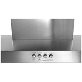 Whirlpool WVW57UC0FS Range Hood, 30 inch Exterior Width, 400 CFM, LED, Aluminum Mesh Filter, Stainless Steel colour
