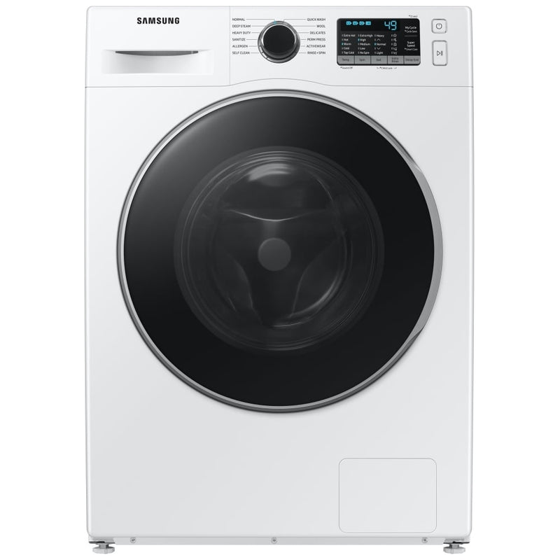 Samsung WW25B6800AW - WW25B6800AW/AC Front Load Washer, 24 inch Width, 2.9 cu. ft. Washer Capacity, 1,400 RPM Washer Spin Speed, 12 Wash Cycles, 5 Temperature Settings, Steam Clean, ENERGY STAR Certified, White colour