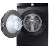 Samsung WW25FG6B34BBAC Front Load Washer, 24 inch Width, 2.9 cu. ft. Washer Capacity, 1,400 RPM Washer Spin Speed, 24 Wash Cycles, 5 Temperature Settings, Steam Clean, ENERGY STAR Certified, Wifi Enabled, Black colour